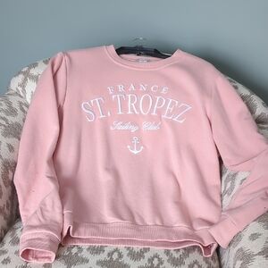 St. Tropez Sailing Club Pink Sweatshirt